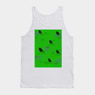 black robin and ponga tree nz Tank Top